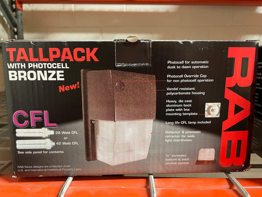 WPTF42 - 42W CFL TALL PACK W_ - American Copper & Brass - RABLIGH647 Inventory Blowout