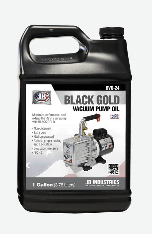 DVO-24 - DVO-24 JB INDUSTRIES - BLACK GOLD VACUUM PUMP OIL GALLON - American Copper & Brass - JBINDUS507 HVAC 08 REFRIGERANT