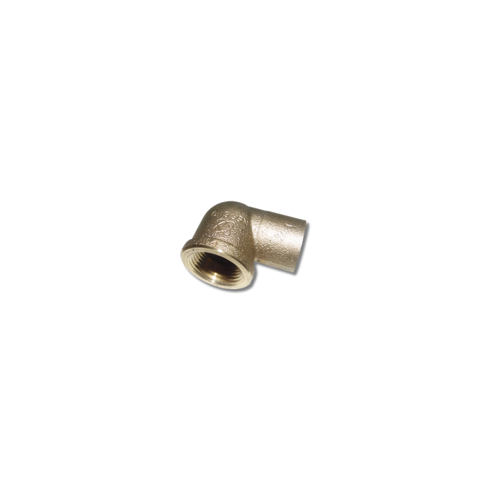 1" FEMALE CAST BRASS 90 ELBOW C X FIP (1-1/8 OD X 1" FIP)