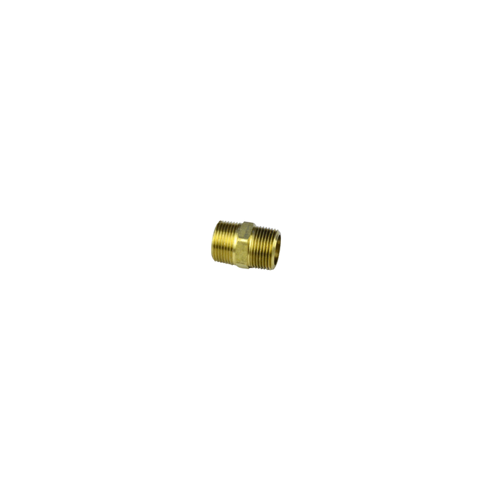 1/2" X 1/2" Import Brass HEX Nipple