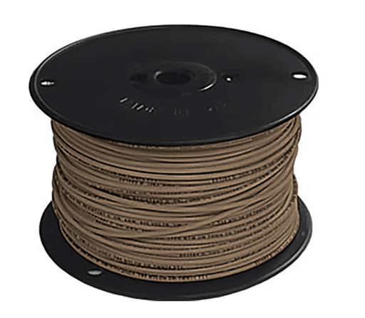 12BRNTHHN - 12 GAUGE STRANDED BROWN THHN - American Copper & Brass - ENCORE WIRE-ENCORE WIRE, CORD, AND CABLE