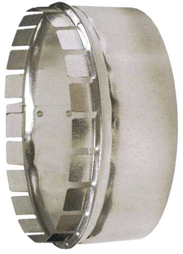 105012 - 12" Flat Collar Takeoff - American Copper & Brass - JONES MFG & SUPPLY CO DUCTWORK- B VENT