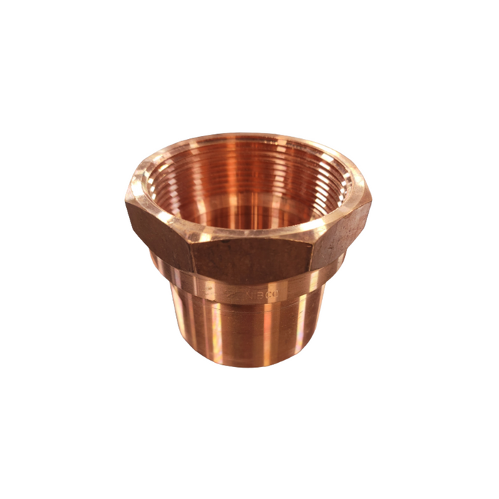 3" WROT COPPER FIP ADAPTER (3-1/8" OD X 3 FIP)
