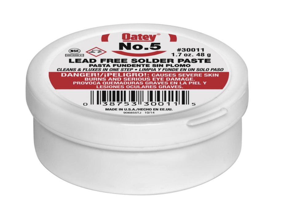 30011 OATEY No.5 Paste Flux, 1.7 oz.