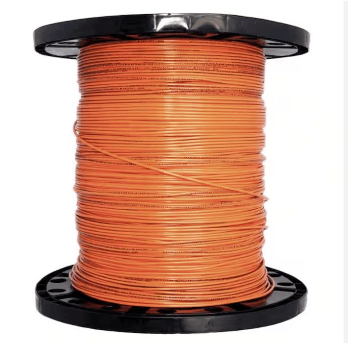 14ORG/WHT - 14GA. ORANGE WHITE THHN WIRE 2,500FT - American Copper & Brass - EMPIREW326 WIRE, CORD, AND CABLE