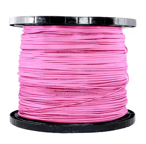 12PNKTHHN - 12 GAUGE STRANDED PINK THHN - American Copper & Brass - SOUTHWIRE/SENATOR WIRE, CORD, AND CABLE
