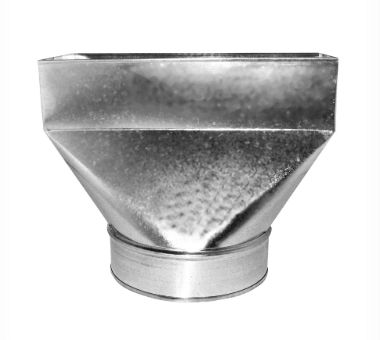 PH76148 - 6" X 14" X 8" Straight Register Boot - American Copper & Brass - JONES MFG & SUPPLY CO DUCTWORK- B VENT