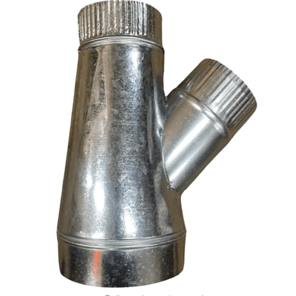 1058543 - 5" X 4" X 3 Tee Wye - American Copper & Brass - JONES MFG & SUPPLY CO DUCTWORK- B VENT