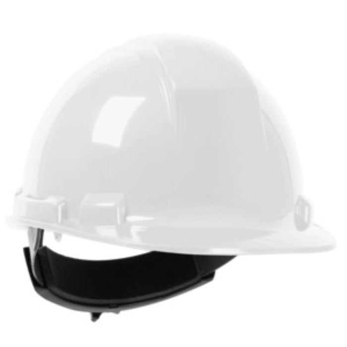 10034018 - WHITE HARD HAT WITH 4 POINT FAS-TRAC SUSPENSION - American Copper & Brass - ORGILL INC Inventory Blowout