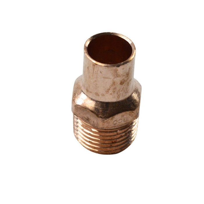 104-2-F - 604-2 1/2 NIBCO 1/2" Wrot Copper Male Street Adapter - American Copper & Brass - NIBCO INC SWEAT FITTINGS