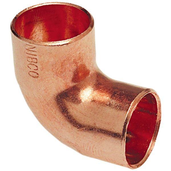 107C-Z - 6" SHORT RADIUS WROT COPPER 90 ELBOW - American Copper & Brass - NIBCOPV191 Inventory Blowout