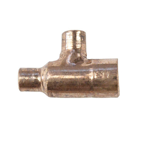 111RR-QKQ - 611RR11/43/411/4 NIBCO 1-1/4" X 3/4 X 1-1/4" Wrot Copper Reducing Tee - American Copper & Brass - NIBCO INC SWEAT FITTINGS