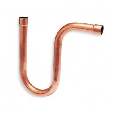 123-R - 1-1/2" WROT COPPER SUCTION P-TRAP (1-5/8" OD) - American Copper & Brass - NIBCOPV191 SWEAT FITTINGS