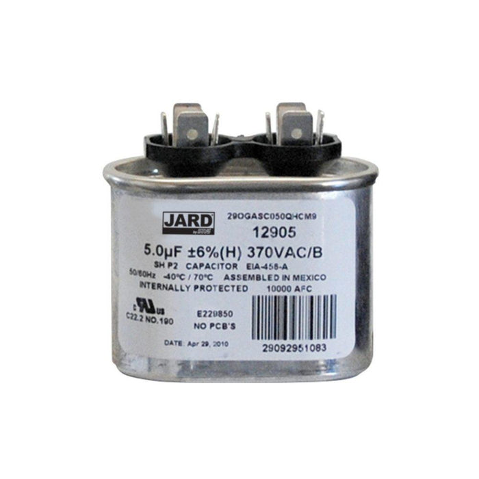 12905 MARS Single Section 370 Volts Oval, 5 MFD Capacitor