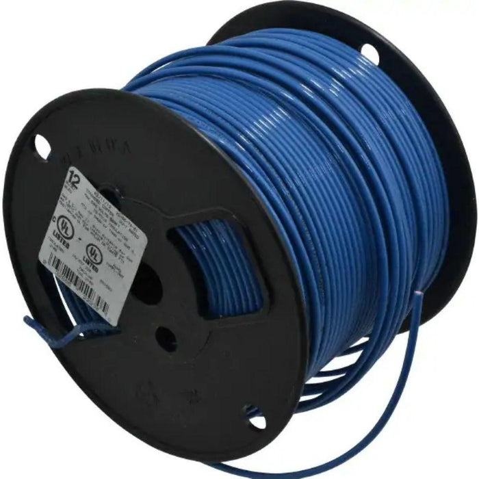 12BLUTHHN - 12 GAUGE STRANDED BLUE THHN 500 FOOT - American Copper & Brass - SOUTHWIRE/SENATOR WIRE, CORD, AND CABLE