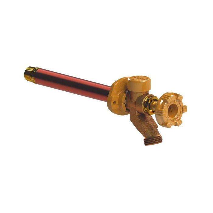 17CP-12 - 17CP-12-MH Woodford Model 17 Wall Faucet, Combination 1/2" MPT 1/2" Female Sweat Inlet, 12 Inch, Metal Handle - American Copper & Brass - WOODFORD MFG CO SILCOCKS-HOSE BIBS