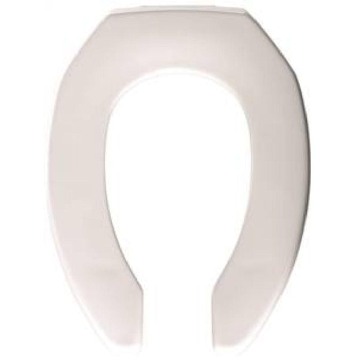 1955C - WHITE ELONGATED PLASTIC TOILET SEAT - American Copper & Brass - ORGILL INC MISC PLUMBING PRODUCTS