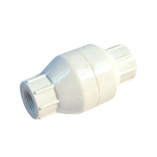 203-104 Legend T-611 3/4" PVC In-Line Check Valve with 1/2 lb. Stainless Steel Spring