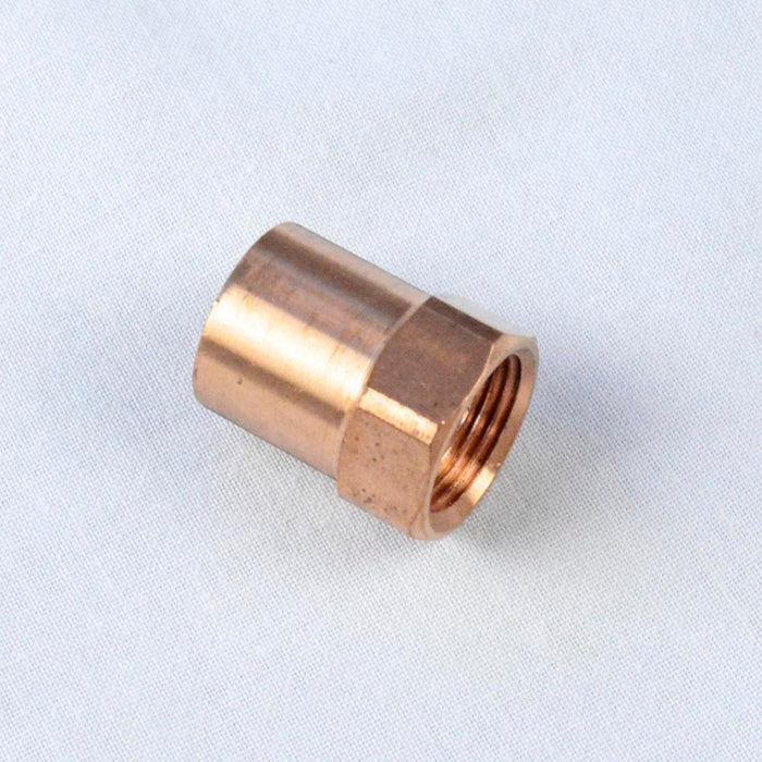 203R-FE - CCFA0121 Everflow 1/2" X 3/8" Wrot Copper Reducing Female Adapter - American Copper & Brass - EVERFLOW SUPPLIES INC IMPORT SWEAT FITTINGS