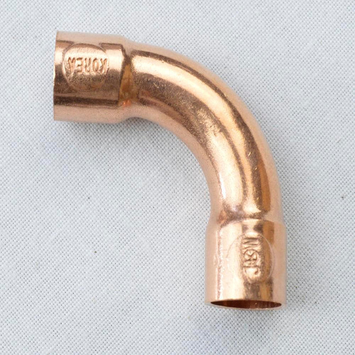 207-I - CCLT0058 Everflow 5/8" Nominal (3/4" OD) Long Radius 90° Elbow - American Copper & Brass - EVERFLOW SUPPLIES INC IMPORT SWEAT FITTINGS