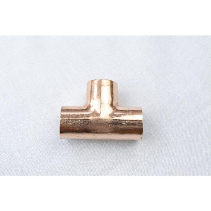 211-M - CCTE0100 Everflow 1" Wrot Copper Tee - American Copper & Brass - EVERFLOW SUPPLIES INC IMPORT SWEAT FITTINGS