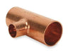 211R-QQM - CCRT1261 Everflow 1-1/4" X 1-1/4" X 1" Wrot Tee - American Copper & Brass - EVERFLOW SUPPLIES INC SWEAT FITTINGS