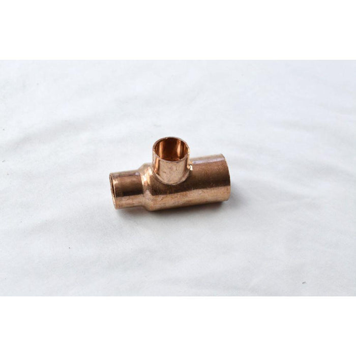 211RR-MKM - CCRT1005 Everflow 1" X 3/4" X 1" Wrot Copper Reducing Tee - American Copper & Brass - EVERFLOW SUPPLIES INC IMPORT SWEAT FITTINGS