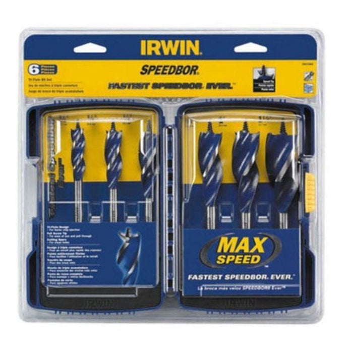 3041006 - Irwin Speedbor Max 4 Inch Oal 6pc Clam Set Bulk (6 Pack) - American Copper & Brass - ORGILL INC TOOLS