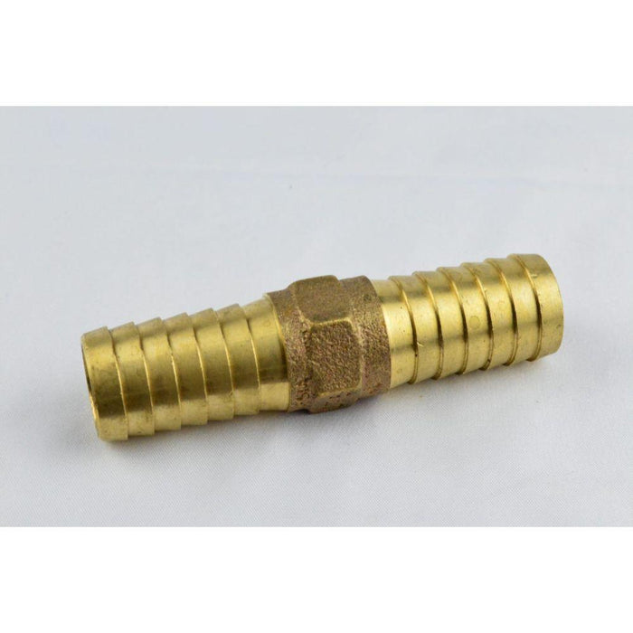 312-165 - 72087 A.Y. McDonald 1" X 1" Barb Bronze Insert Coupling, No Lead - American Copper & Brass - A Y MCDONALD MFG CO BRASS FITTINGS