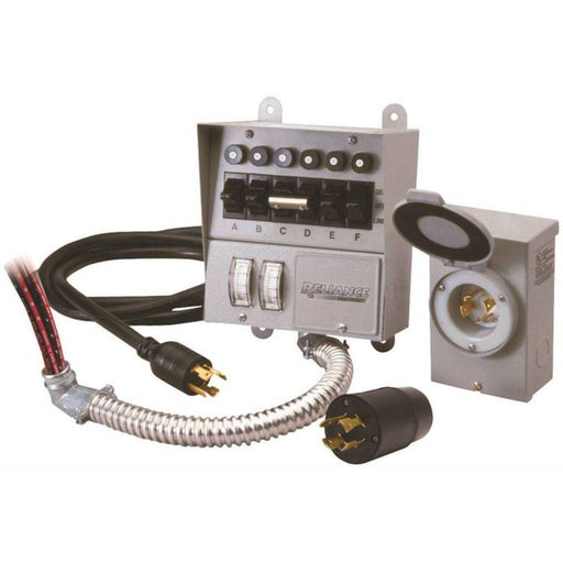 3140CRK - 306CRK Reliance Controls Pro/Tran 2 - 6-Circuit Prewired Transfer Switch Kit - American Copper & Brass - ORGILL INC POWER DISTRIBUTION AND ACCESSORIES