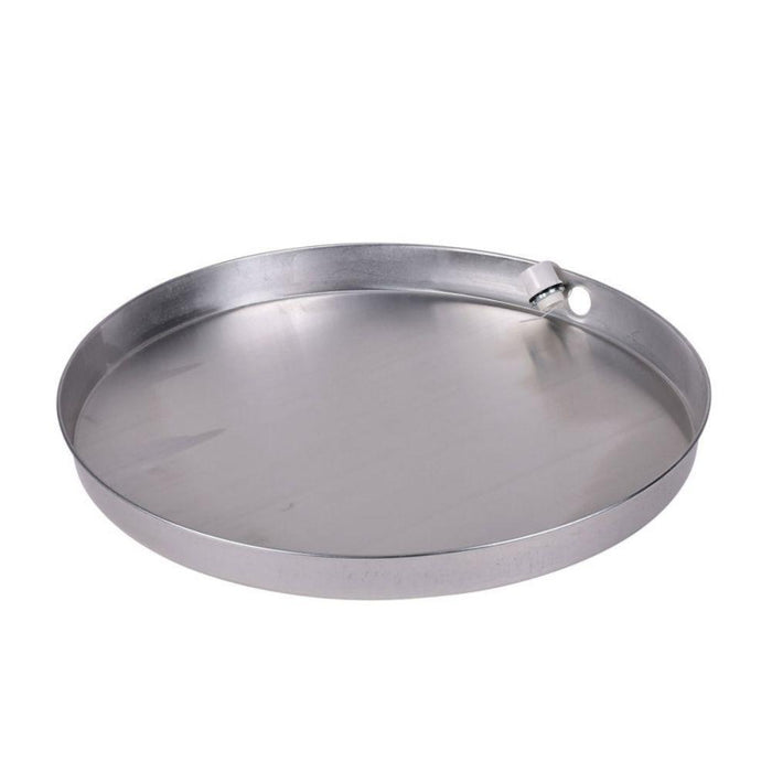 Oatey 34152 22 in Aluminum Water Heater Pan with 1 in PVC Fitting (Fits  over 1 in and inside 1-1/2 in Sch 40 Pipe)