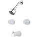 371914 - 2 Handle TUB & SHOWER - American Copper & Brass - ORGILL INC FAUCET AND SHOWER ACCESSORIES