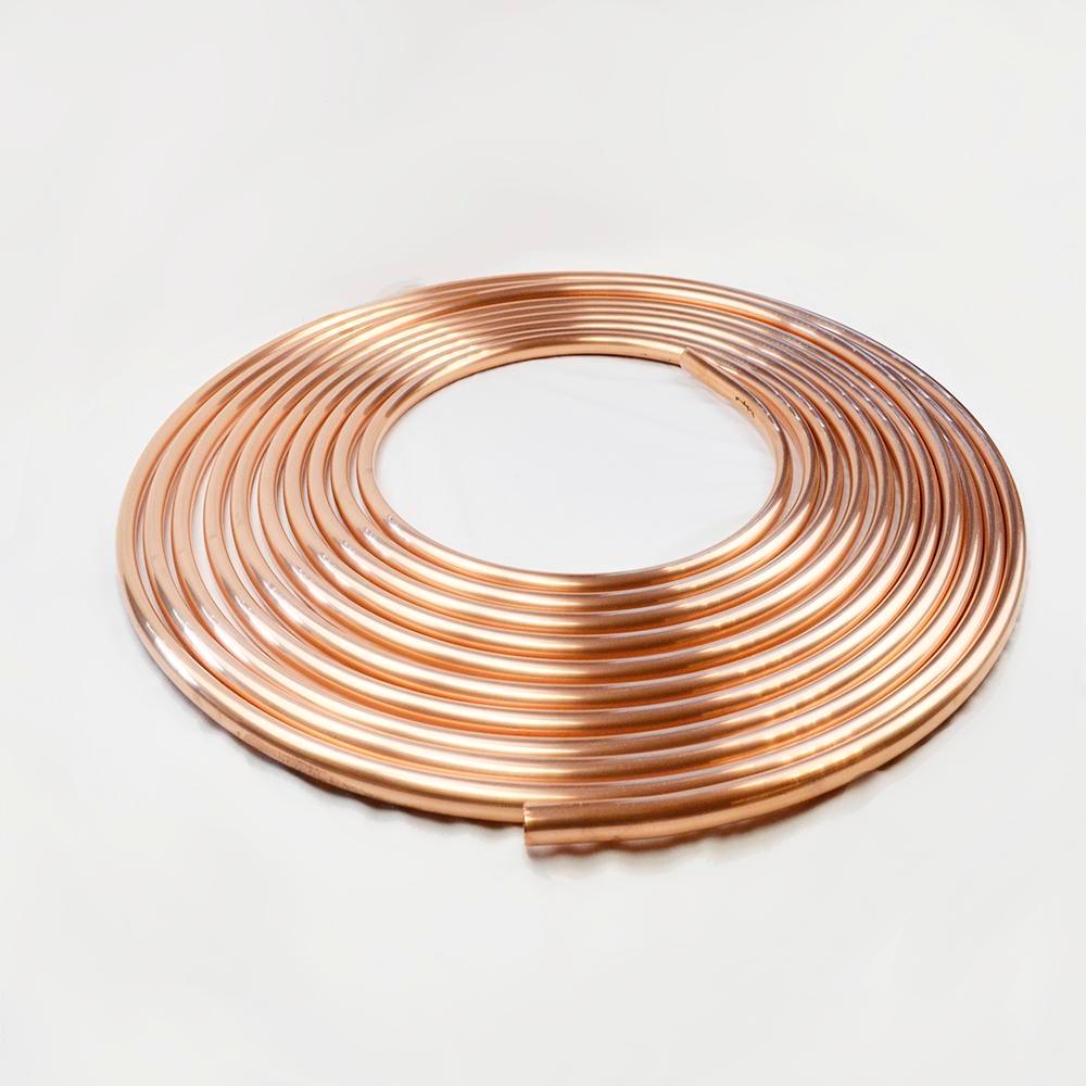 Cambridge-Lee 3/8 X 50' Copper Gas Line - Yellow Refrigeration, Poly  Coated Coil — American Copper & Brass