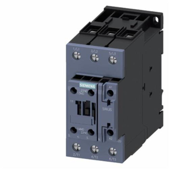 3RT2037-1AK60 - 3 POLE 65A 120V COIL CONTACTOR - American Copper & Brass - SIEMENS INDUSTRY, INC INDUSTRIAL CONTROL
