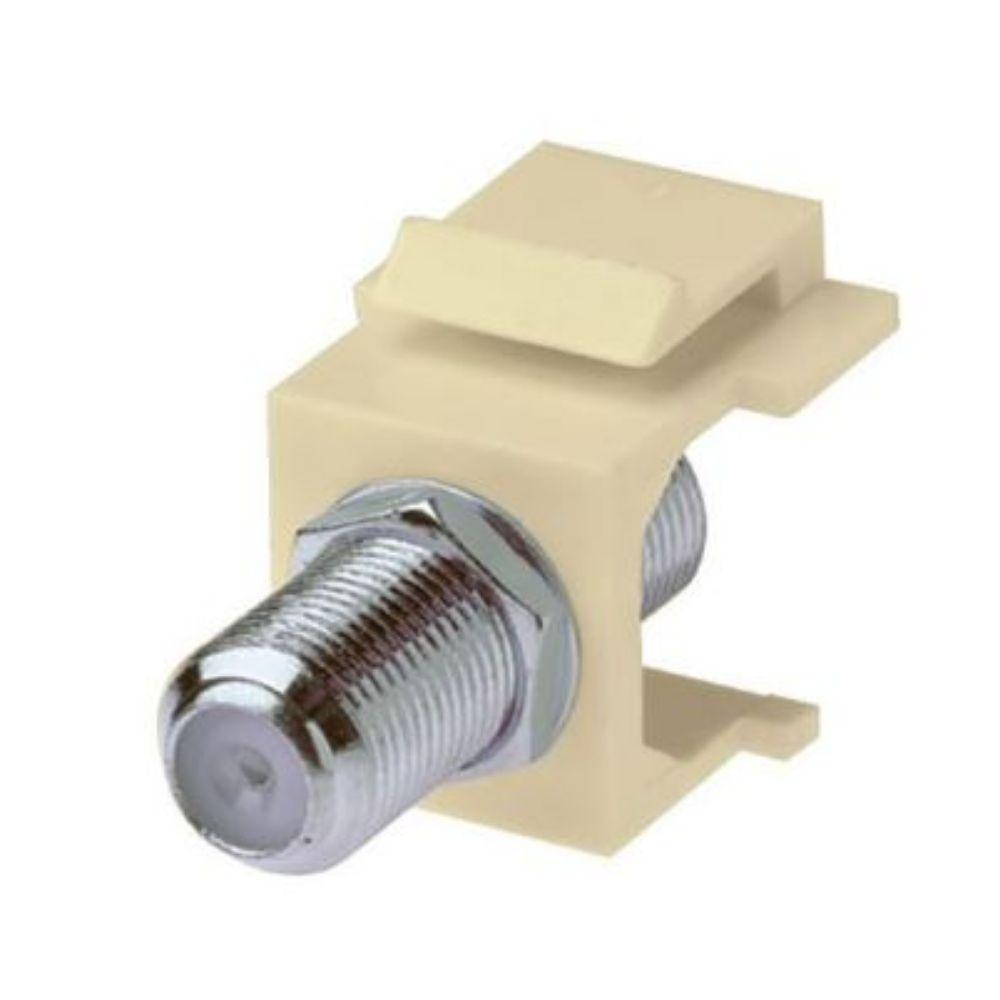 F TYPE BULKHEAD MODULE 1 GHz FCONNECTOR KEYSTONE SNAPIN INSERT, FE — American Copper & Brass
