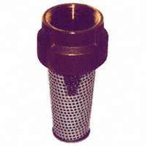 467SB - 1-1/4" X 1-1/2" BRASS LEAD FREE FOOT VALVE WITH STAINLESS STEEL STRAINER - American Copper & Brass - ORGILL INC BRASS FITTINGS