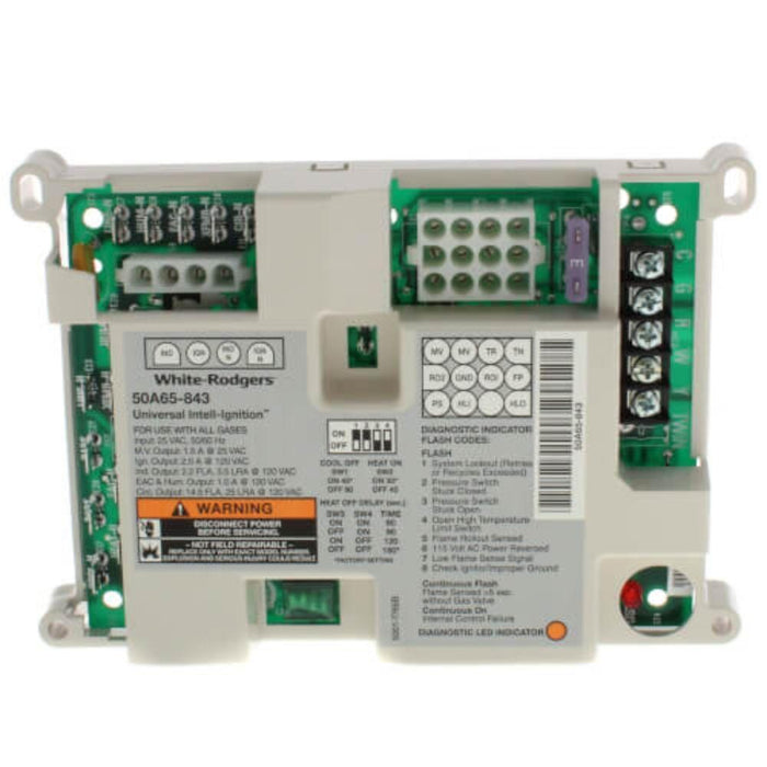 50A65-843 Emerson Climate-White Rodgers Universal Nitride Ignition Integrated Furnace Control
