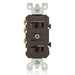 5241 - 5241 Leviton Duplex Style Single-Pole / 3-Way Combination Switch - Brown - American Copper & Brass - LEVITON INC WIRING DEVICES