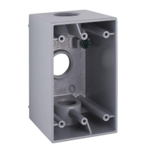 53860 - 1G DEEP BELL BOX - American Copper & Brass - HUBBELL ELECTRICAL SYSTEMS ELECTRICAL BOXES AND COVERS