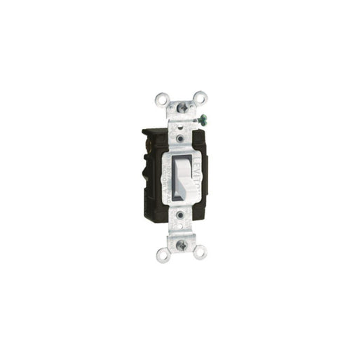 5503LHW - 5503-LHW Leviton 15 Amp, 120 Volt, Toggle Lighted Handle - White - American Copper & Brass - LEVITON INC WIRING DEVICES