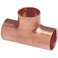 111RR-FEE - NIBCO 611RR 1/2" X 3/8" X 3/8" Wrot Copper Reducing Tee, C X C X C - American Copper & Brass - NIBCO INC Inventory Blowout