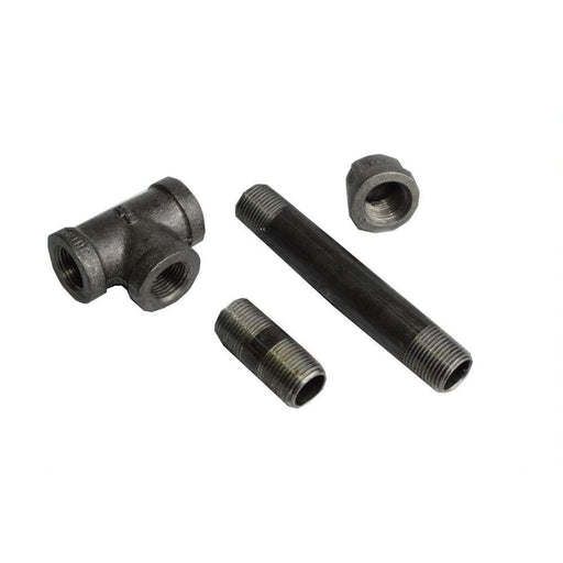 75ST-12 - 3/4 TEE,CAP & 2-NIPPLES - American Copper & Brass - USD Products MALLEABLE FITTINGS