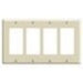 80414W - 80414-W Leviton Blank insert, screws included, for use with Decora wallplates - White - American Copper & Brass - LEVITON INC ELECTRICAL BOXES AND COVERS