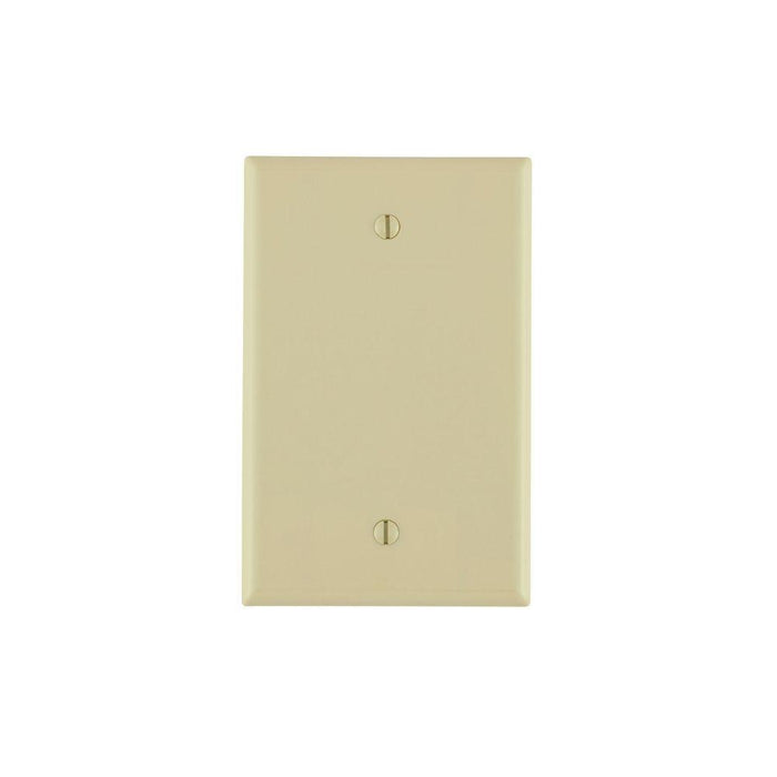 80514I - 80514-I Leviton 1-Gang No Device Blank Wallplate, Midway Size, Thermoset, Box Mount - Ivory - American Copper & Brass - LEVITON INC ELECTRICAL BOXES AND COVERS