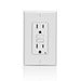 8599I - GFNT1-I Leviton 15 Amp, 125 Volt Receptacle/Outlet, 20 Amp Feed-Through, Self-test - Ivory - American Copper & Brass - LEVITON INC WIRING DEVICES