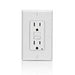 8599W - GFNT1-W Leviton 15 Amp, 125 Volt Receptacle/Outlet, 20 Amp Feed-Through, Self-test - White - American Copper & Brass - LEVITON INC WIRING DEVICES