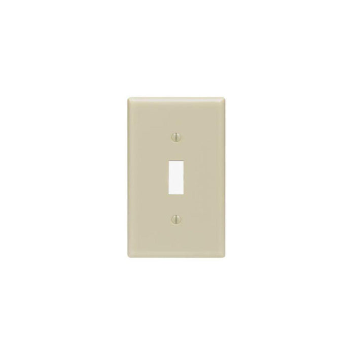86001 - 86001 Leviton 1-Gang Toggle Device Switch Wallplate, Standard Size, Thermoset, Device Mount - Ivory - American Copper & Brass - LEVITON INC ELECTRICAL BOXES AND COVERS