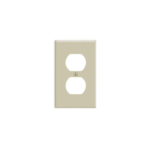 86003 - 86003 Leviton 1-Gang Duplex Device Receptacle Wallplate, Standard Size, Thermoset, Device Mount - Ivory - American Copper & Brass - LEVITON INC ELECTRICAL BOXES AND COVERS