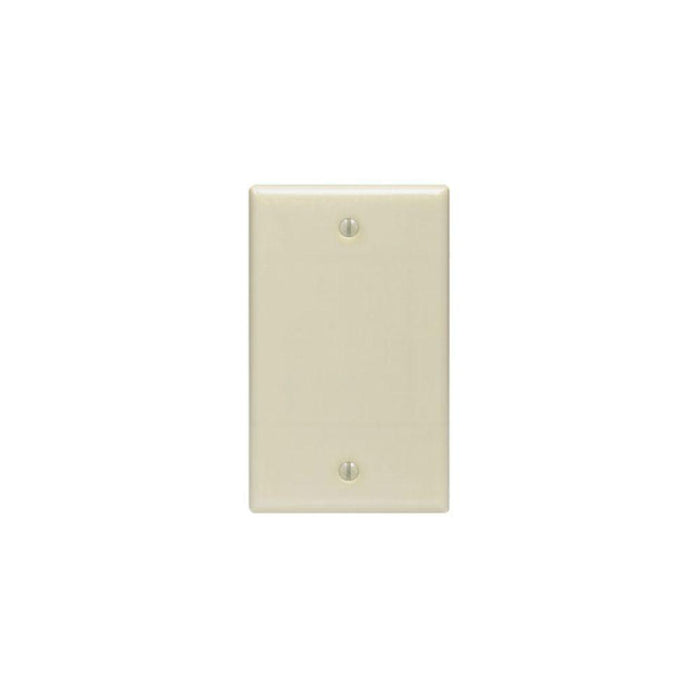 86014 - 86014 Leviton 1-Gang No Device Blank Wallplate, Standard Size, Thermoset, Box Mount - Ivory - American Copper & Brass - LEVITON INC ELECTRICAL BOXES AND COVERS