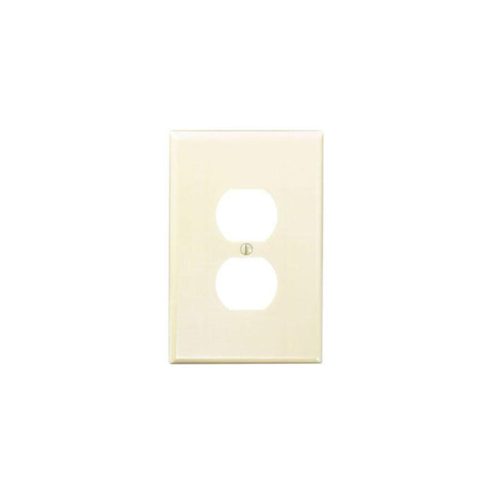 86103 - 86103 Leviton 1-Gang Duplex Device Receptacle Wallplate, Oversized, Thermoset, Device Mount - Ivory - American Copper & Brass - LEVITON INC ELECTRICAL BOXES AND COVERS